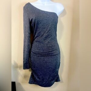 Guess one shoulder Bodycon dress size Medium